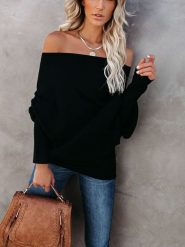 Milan Kiss Sweter w kolorze czarnym rozmiar: XL. Czarne swetry klasyczne damskie Milan Kiss, xl, bez kołnierzyka. Za 136.13 zł.