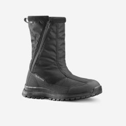 Buty turystyczne śniegowce męskie Quechua SH100 zamek. Czarne buty trekkingowe męskie QUECHUA, na zimę, bez zapięcia, trekkingowe. Za 179.99 zł.