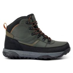 Buty trekkingowe Regatta Renford. Zielone buty trekkingowe męskie Regatta, z materiału, bez zapięcia, trekkingowe. Za 304.50 zł.