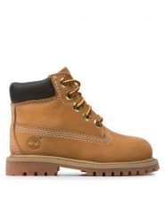 Timberland Trapery 6 In Premium Wp Boot TB0128097131 Brązowy. Brązowe buty zimowe chłopięce Timberland, z nubiku. Za 529.99 zł.