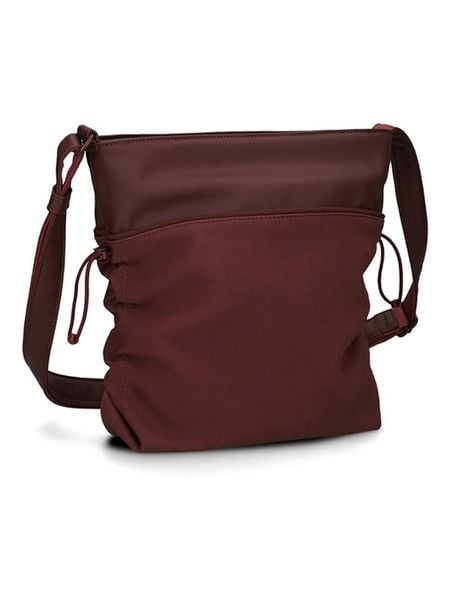 Zwei Skórzana torebka w kolorze bordowym - 29 x 27 x 8 cm rozmiar: onesize. Czerwone torebki klasyczne damskie Zwei, bez wzorów, z materiału, bez dodatków. Za 201.55 zł.