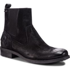 Kozaki KAZAR - Nessos 35143-03-00 Black. Czarne buty zimowe męskie Kazar, z nubiku, bez zapięcia. W wyprzedaży za 419.00 zł.
