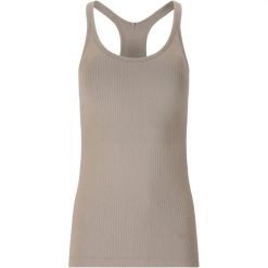 Damski tank top Athlecia Connie. Brązowe topy damskie Athlecia, bez wzorów, bez kołnierzyka. Za 215.50 zł.