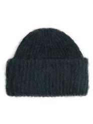 MOSS COPENHAGEN Czapka "Annalisa" w kolorze ciemnozielonym rozmiar: onesize. Zielone czapki zimowe damskie MOSS COPENHAGEN, z materiału. Za 118.45 zł.