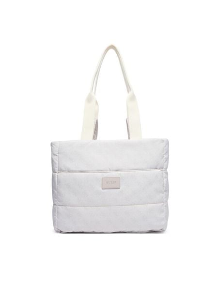 Guess Torba do wózka H6YZ20 W2776 Kremowy. Białe torebki klasyczne damskie Guess, z aplikacjami, z materiału, bez dodatków. Za 394.99 zł.