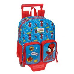 Plecak szkolny SPIDERMAN Niebieski. Niebieskie plecaki damskie Spiderman, bez wzorów. Za 136.75 zł.
