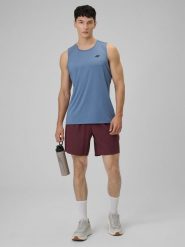 4F Spodenki treningowe szybkoschnące męskie - burgundowe L. Czerwone szorty sportowe męskie 4f, l, ze skóry. Za 99.99 zł.