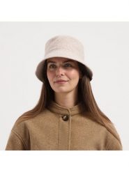 TRAVELIN' Kapelusz w kolorze beżowym rozmiar: onesize. Brązowe kapelusze damskie Travelin', bez wzorów, ze skóry. Za 195.99 zł.