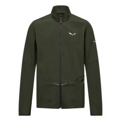 Kurtka turystyczna Salewa Pedroc Light. Zielone kurtki męskie Salewa, l, bez wzorów, z softshellu, eleganckie, bez kaptura. Za 639.05 zł.