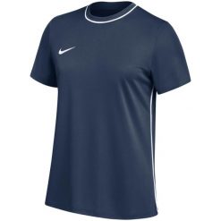 Damska koszulka piłkarska Nike Dri-FIT Park 26. Niebieskie bluzki damskie Nike, bez wzorów, z poliesteru, sportowe, bez kołnierzyka, bez ramiączek. Za 66.99 zł.