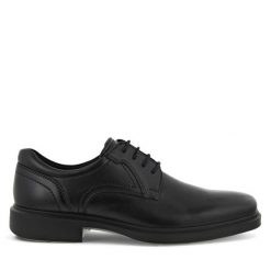 Półbuty ECCO. Czarne buty wizytowe męskie ECCO, bez zapięcia. Za 669.99 zł.