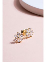 Heliophilia Pozłacane kolczyki-wkrętki z cyrkoniami rozmiar: onesize. Żółte kolczyki damskie Heliophilia, z cyrkonią, pozłacane. Za 86.99 zł.