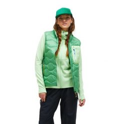 Kamizelka Peak Performance puchowa damska Helium Utility Down Vest zielona - L. Zielone kamizelki damskie Peak Performance, l, z puchu. W wyprzedaży za 819.00 zł.