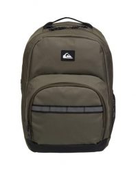 Duży plecak dla Mężczyzn SCHOOLIE 30L. Zielone plecaki męskie Quiksilver, z aplikacjami, z materiału. Za 239.99 zł.
