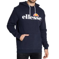 Bluza dresowa męska Ellesse Gottero. Niebieskie bluzy z kapturem męskie Ellesse, m, z bawełny. Za 169.99 zł.