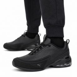 Buty męskie sneakersy sportowe Puma MEZA SL. Czarne buty sportowe na co dzień męskie Puma, z dresówki, bez zapięcia, trekkingowe. Za 249.00 zł.