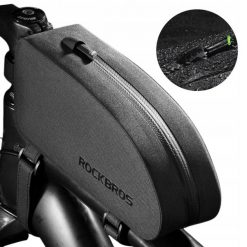 Rockbros torba rowerowa wodoodporna 1.6l na ramę, czarna - AS-019-1. Czarne torby męskie na ramię ROCKBROS, bez wzorów, z materiału, na ramię. Za 56.99 zł.