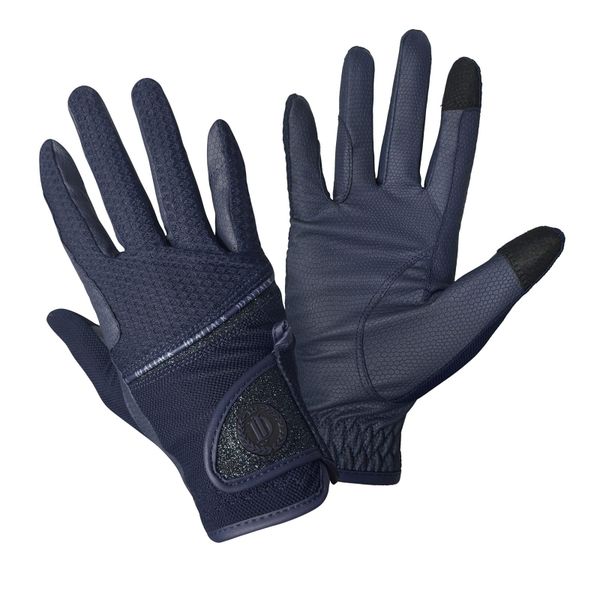 Rękawiczki jeździeckie JD ATTACK Dally. Niebieskie rękawiczki dziecięce JD ATTACK, bez ramiączek. Za 129.00 zł.