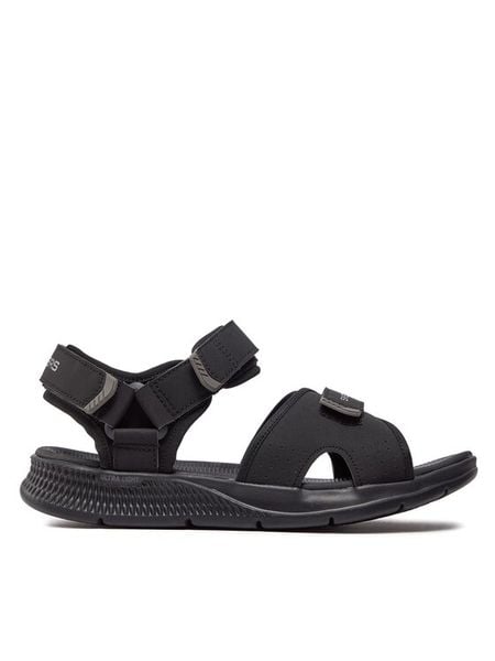 Skechers Sandały Go Consistent Sandal-Tributary 229097/BBK Czarny. Czarne sandały męskie Skechers, ze skóry, bez zapięcia. Za 191.94 zł.