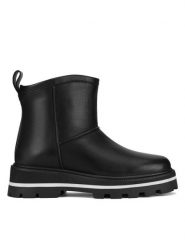Gino Rossi Botki CASA-24FW302 Czarny. Czarne botki damskie Gino Rossi, ze skóry, bez obcasa, na płaskiej podeszwie, bez zapięcia. Za 439.99 zł.