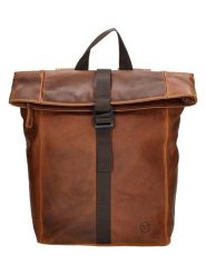 HIDE & STITCHES Skórzany plecak w kolorze jasnobrązowym - 24 x 33 x 10 cm rozmiar: onesize. Brązowe plecaki damskie HIDE & STITCHES, bez wzorów, z materiału. Za 260.99 zł.