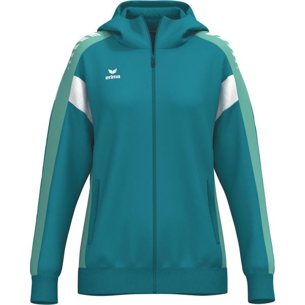 Bluza damska z kapturem Erima Celebrate 125 Training. Niebieskie bluzy z kapturem damskie Erima, z materiału. Za 242.30 zł.