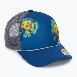 Czapka z daszkiem męska Hurley Rincon Trucker. Niebieskie czapki męskie Hurley, bez wzorów, sportowe. Za 109.99 zł.