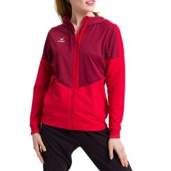 Damska kurtka z kapturem Erima Training. Czerwone kurtki damskie Erima, xs, bez wzorów, z kapturem. W wyprzedaży za 170.70 zł.