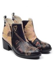 Goby Botki ze wzorem rozmiar: 38. Botki damskie Goby, bez obcasa, bez zapięcia. Za 304.99 zł.