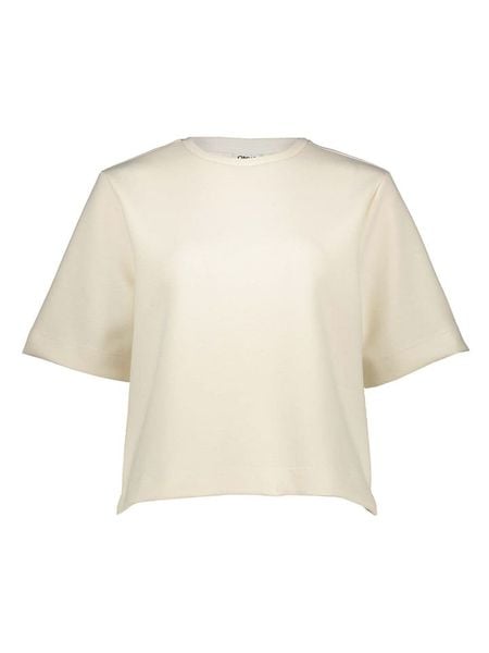 ONLY Koszulka w kolorze beżowym rozmiar: XS. Brązowe bluzki damskie Only, xs, bez wzorów, bez kołnierzyka, bez ramiączek. Za 85.95 zł.