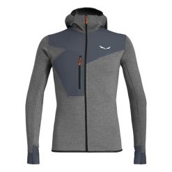 Bluza Sportowa Męska Salewa Puez 2 Dry Fz. Szare bluzy sportowe męskie Salewa, l, z bawełny. Za 379.40 zł.