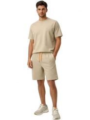 Geographical Norway Bermudy dresowe "Pirofar" w kolorze szaarobrązowym rozmiar: XXL. Brązowe szorty męskie Geographical Norway, bez wzorów, z bawełny. Za 82.99 zł.