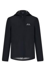 Motocyklowa kurtka przeciwdeszczowa Oakley Elements Shell 2.0. Czarne kurtki męskie Oakley, l, bez wzorów, z elastanu, bez kaptura. Za 446.99 zł.