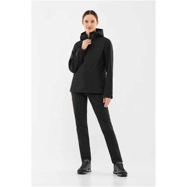 Kurtka damska VIKING Kerns Lady Softshell. Czarne kurtki damskie VIKING, bez wzorów, z softshellu, bez kaptura. Za 299.90 zł.