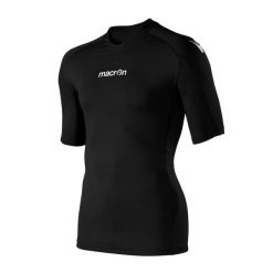 Koszulka Macron saturn. Czarne t-shirty sportowe męskie Macron, bez ramiączek, do piłki nożnej. Za 245.00 zł.