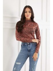 Milan Kiss Koszulka w kolorze jasnoróżowo-czarnym rozmiar: M. Czarne t-shirty damskie Milan Kiss, m, bez wzorów, bez kołnierzyka. Za 74.63 zł.