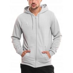 Bluza Męska adidas Entrada 26 z Kapturem Rozsuwana Sportowa Bawełniana XXL. Szare bluzy sportowe męskie Adidas, bez wzorów, z bawełny, sportowe, bez kołnierzyka, bez ramiączek. Za 147.00 zł.