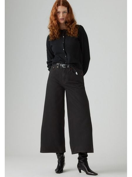 Levi's Dżinsy - Relaxed fit - w kolorze czarnym rozmiar: W29. Czarne jeansy damskie Levi's, z podwyższonym stanem. Za 279.31 zł.