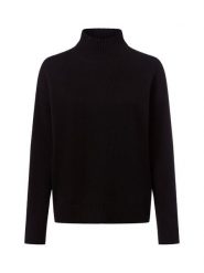 Marie Lund sweter merino Kobiety Wełna merino czarny, XL. Czarne swetry klasyczne damskie Marie Lund, xl, z wełny, bez kołnierzyka. Za 349.95 zł.