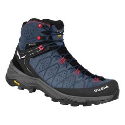 Buty Trekkingowe Damskie Salewa Alp Trainer 2 Mid Gtx. Niebieskie obuwie trekkingowe damskie Salewa, na zimę. Za 1,114.00 zł.