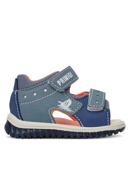 Primigi Sandały 7867200 Szary. Szare sandały chłopięce Primigi, ze skóry, bez zapięcia. Za 229.99 zł.