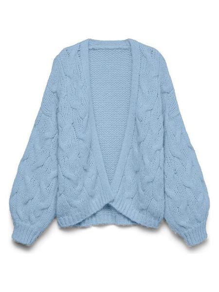 Vero Moda Kardigan w kolorze błękitnym rozmiar: M. Niebieskie kardigany damskie Vero Moda, m, bez wzorów, ze splotem. Za 149.95 zł.