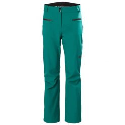 Spodnie narciarskie dla kobiet Helly Hansen Bellissimo 2. Zielone spodnie materiałowe damskie Helly Hansen, bez wzorów, z elastanu. Za 730.00 zł.