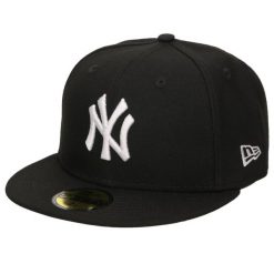 Męska czapka z daszkiem New Era New York Yankees MLB Basic Cap. Czarne czapki męskie New Era, bez wzorów, z materiału, sportowe. Za 185.00 zł.