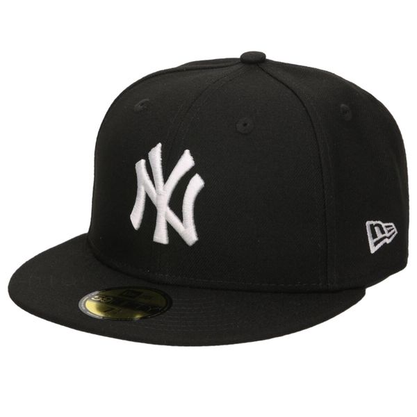 Męska czapka z daszkiem New Era New York Yankees MLB Basic Cap. Czarne czapki męskie New Era, bez wzorów, z materiału, sportowe. Za 169.99 zł.