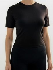 Koszulka sportowa Gym Hard - czarny. Czarne topy sportowe damskie Sinsay, l, bez wzorów, bez ramiączek. Za 19.99 zł.