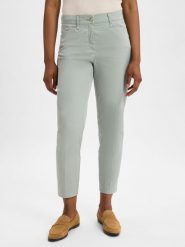 BRAX spodnie materiałowe - Mara Kobiety zielony, 40. Zielone spodnie materiałowe damskie Brax, bez wzorów, z bawełny, eleganckie. Za 399.95 zł.
