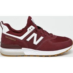 New Balance - Buty MS574FCW. Brązowe buty sportowe na co dzień męskie New Balance, z gumy, bez zapięcia, na fitness i siłownię. W wyprzedaży za 359.90 zł.