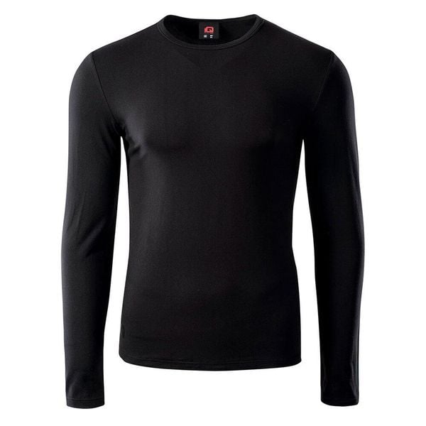 T-Shirt Z Długim Rękawem Damski Trening Milky. Czarne t-shirty damskie IQ, l, bez wzorów, bez kołnierzyka. Za 77.99 zł.