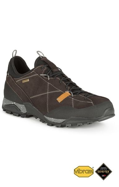 Buty trekkingowe AKU Nativa GTX z VIBRAM I GORE-TEX. Brązowe buty trekkingowe męskie Aku, na lato, z gore-texu, bez zapięcia, trekkingowe, gore-tex. Za 469.00 zł.